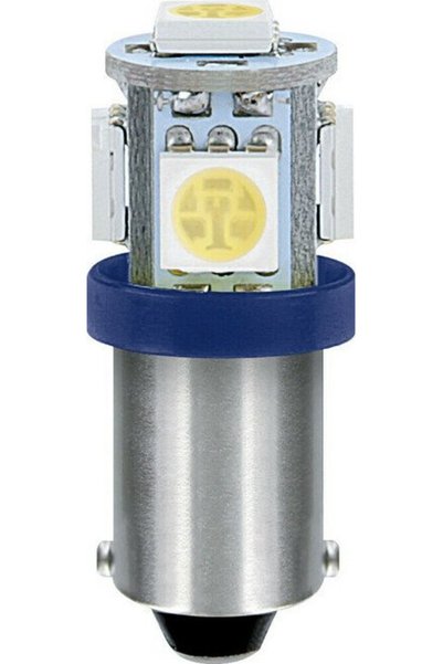 Lampa T4W BA9s 24/28V 5SMDx1CHip Led 35lm Μπλε Κουτί - 20 ΤΕΜ. - (97570)