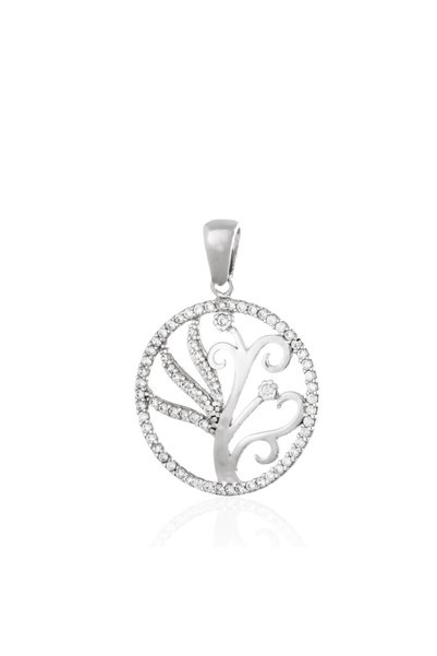 Sonis Silver Pandantiv din argint 925 rodiat cu cubic zirconia, transparentă ...