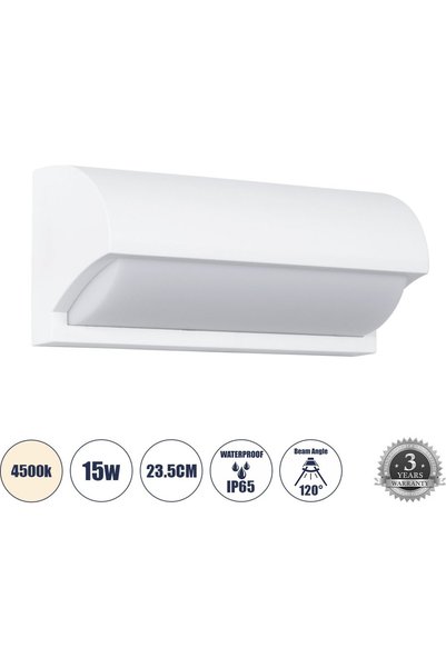 GloboStar® GloboStar Horizon Φωτιστικό Τοίχου - Εσωτερικού/Εξωτερικού Χώρου L...