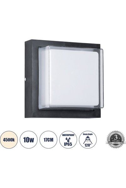 GloboStar® GloboStar Nexus Φωτιστικό Τοίχου/Απλίκα Εσωτερικού/Εξωτερικού Χώρο...