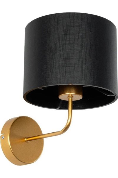 GloboStar® GloboStar Ralph Vintage Απλίκα Τοίχου Μονόφωτη 1 x E27 IP20 Χρυσό ...