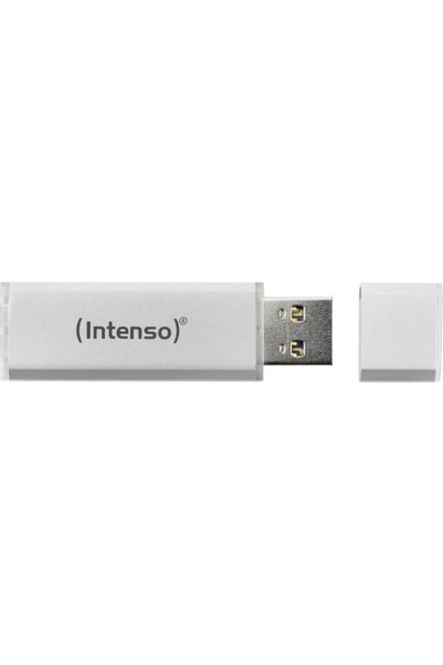 Intenso USB 2.0 Στικάκι 32GB Alu Line Ασημί - (3521482)