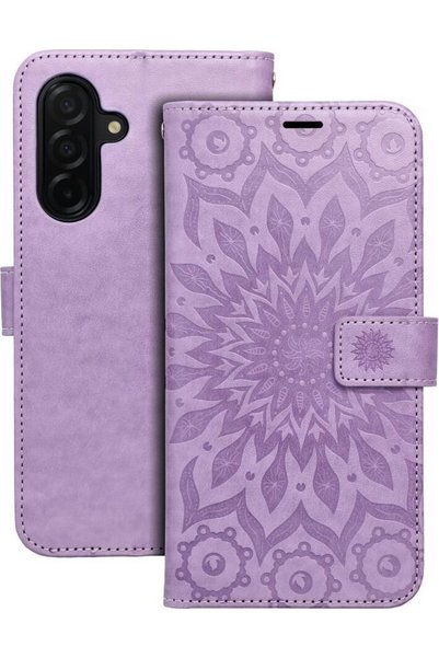 OEM Θήκη βιβλίο Mezzo για Samsung A56 5G Μωβ Μάνταλα