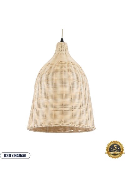 GloboStar® GloboStar BAHAMAS Vintage Κρεμαστό Φωτιστικό Οροφής Μονό 1 x E27 A...