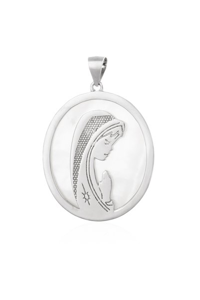 Sonis Silver Pandantiv din argint 925 rodiat cu sidef, alb sidefat