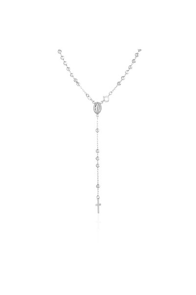 Sonis Silver Lanț tip Rozariu din argint 925 rodiat - 8 cm, 5.78 g