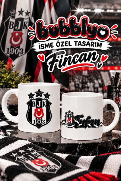 BJK Kişiye Özel İsimli Fincan