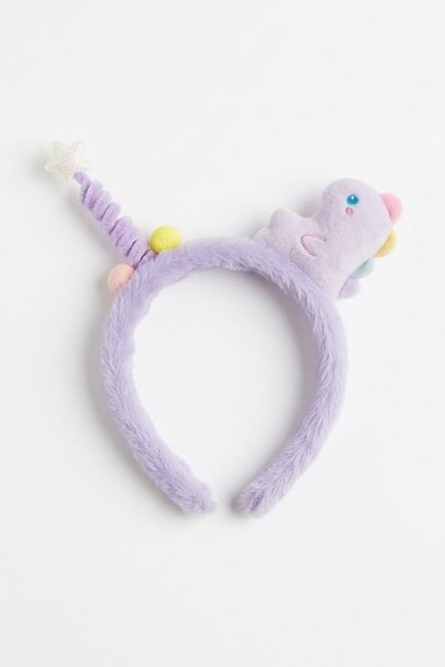 Jaida Moda Starry Plush Hair Crown with Cute Dinosaur Figure - Fun Makeup and...
