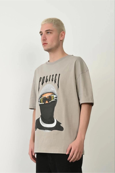 Marche Bien Men's Printed T-Shirt Short Sleeve Crew Neck Relaxed Fit Tee - Dy...