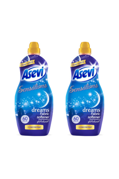 ASEVI Sensations Dreams Fabric Softener Set, 60 Washes, 2 x 1.44 L