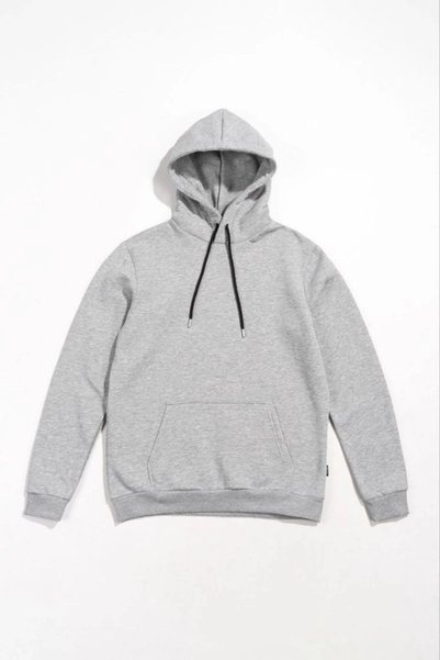 Marche Bien Women's Hooded Kangaroo Pocket 3 Thread Cotton Oversize Hoodie Sw...