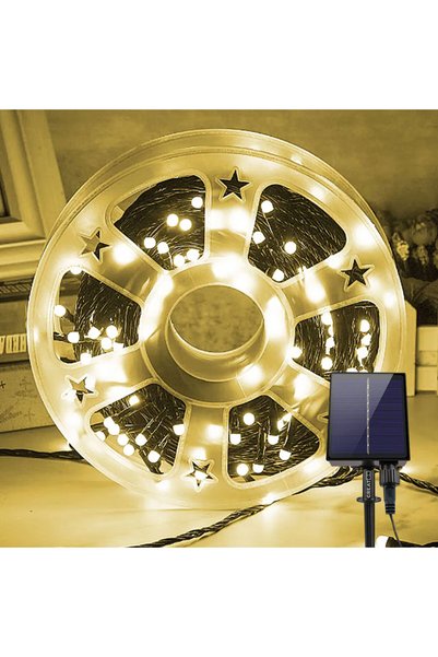 OEM GREATON Instalație de Crăciun, tip rolă, liniară, alimentată solar, lumin...