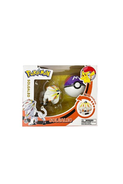 zhuangchen Figurine Pokemon Solgaleo Figurină Transformabilă cu Master Ball