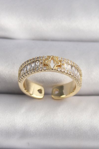 Angel Of Life Brass Gold Color Zircon Stone Star Engraving Vip Series Women's...