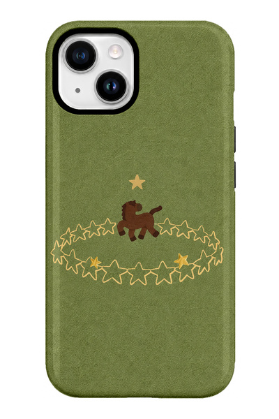 EDELFU متوافق مع iPhone 15 PLUS / 14 PLUS - غطاء مزدوج الطبقات بتصميم Starry ...
