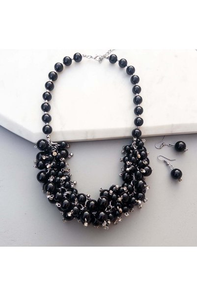 MOONGLOW ACCESSORIES Colier și cercei Amna