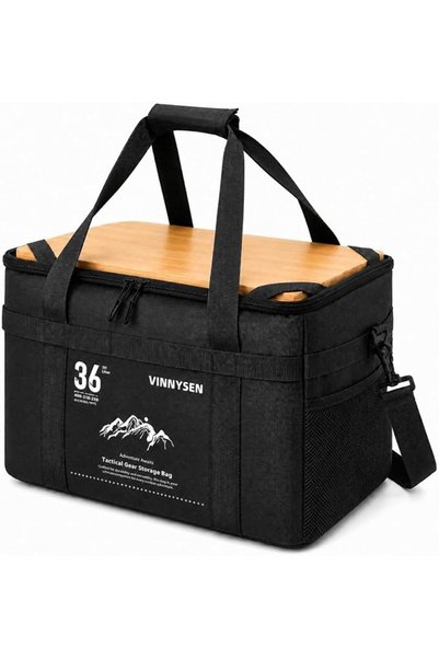 VINNYSEN Tactical Camping Storage Bag, 36L Large Tactical Utility Tote Bag wi...