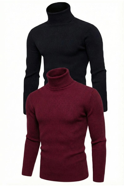 Marche Bien Marchè Bien Men's Camisole High Neck Lycra Ribbed Slim Fit Bodysu...