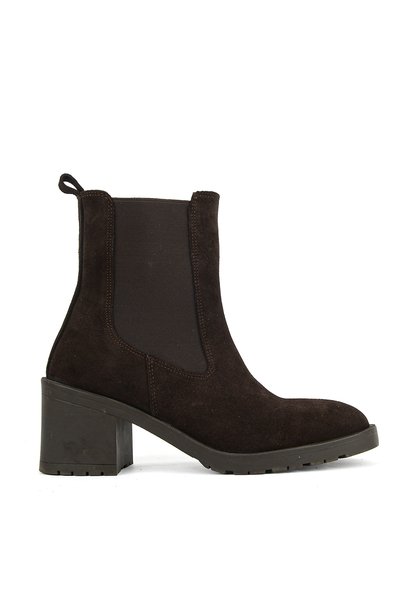 Ziya , Women's Genuine Leather Boots 1631022Z7701 Brown