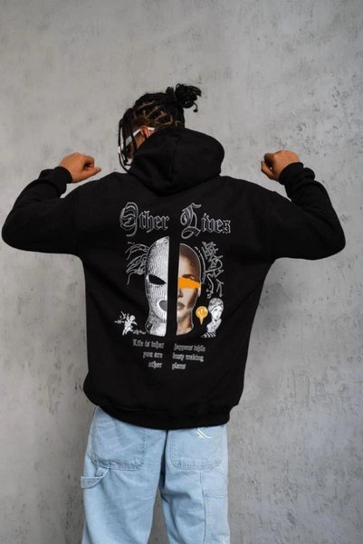 Marche Bien Marchè Bien Men's Hooded Sweatshirt with Kangaroo Pocket, 3 Threa...