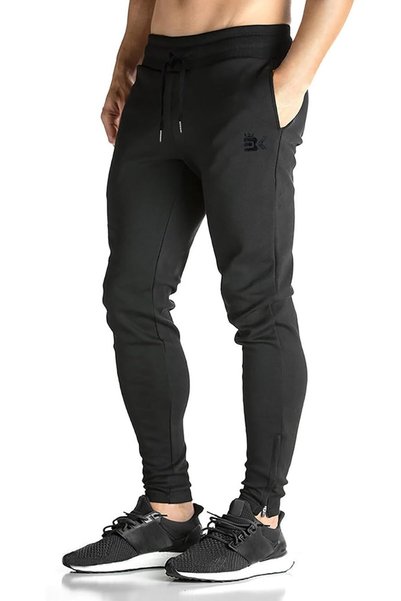 GENERAL BROKIG Mens Gym Joggers Pants Ankle Zip,Casual Trousers Sports Track ...