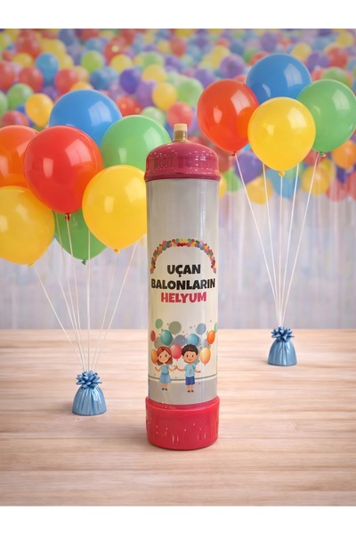 Koyuncu Tek Kullanımlık Helyum Tüpü 1.1 Lt Taşınabilir Balon Şişirme Gazı
