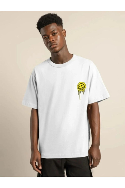 Marche Bien Men's Short Sleeve Summer T-Shirt Crew Neck Printed Oversize T-Sh...