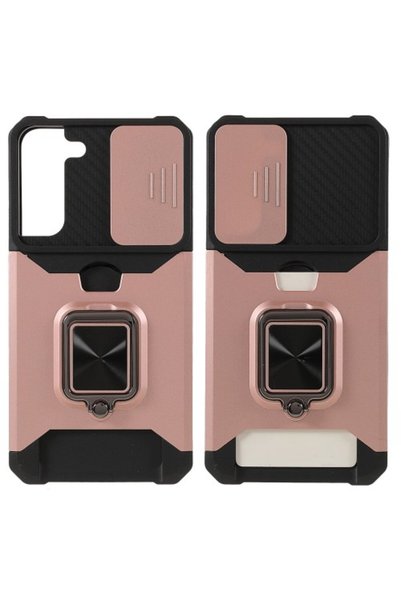 OEM Υβριδική Θήκη Samsung Galaxy S22 Plus 5G με Πορτάκι Κάμερας και Δαχτυλίδι...
