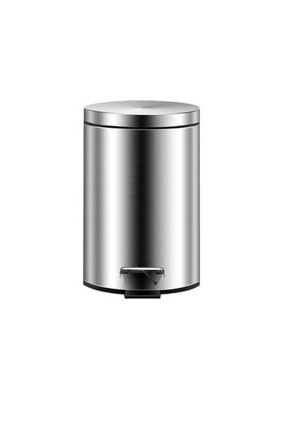 Generic Brand Mini 3L Minimalist Stainless Steel Trash Can, Modern Design, Si...