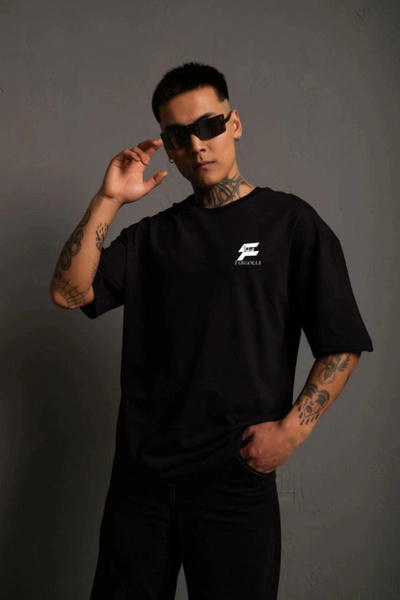 Marche Bien Men's Short Sleeve Summer T-Shirt Crew Neck Printed Oversize T-Sh...