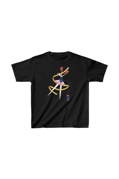 Marche Bien Unisex Kids Printed T-Shirt - Black