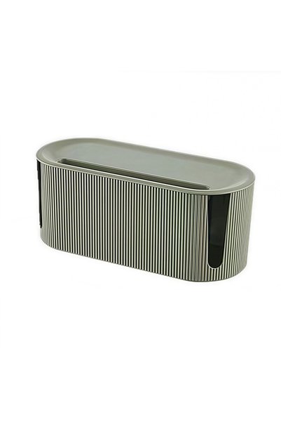Generic Brand Cable Management Box 31x13.5x12.5 cm, Light Green, Desk Wire Or...