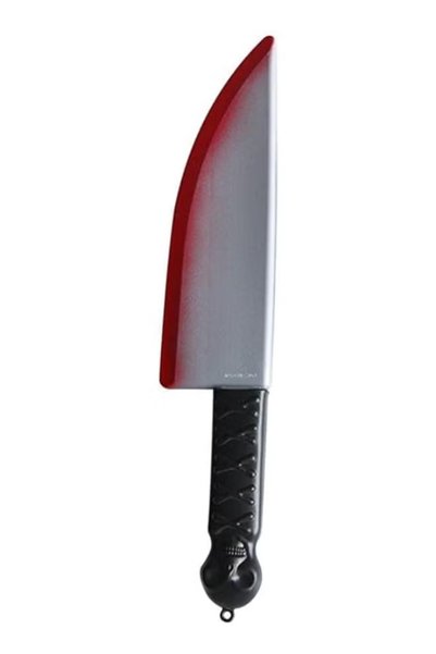 GGEROU Halloween Bloody Knife Prop, Plastic Simulation Blood Knife, Horror Co...