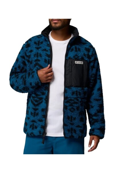 Columbia Ανδρική Winter Pass Ζακέτα Διπλής Όψεως Μπλε 2135651-442