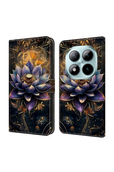 OEM Θήκη Πορτοφόλι με Βάση Xiaomi Redmi Note 15 Pro 5G Global, Αστραφτερό Λου...
