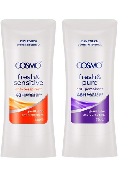 CD Cosmo Designs Cosmo Fresh & Sensitive + Fresh & Pure Antiperspirant Stick ...
