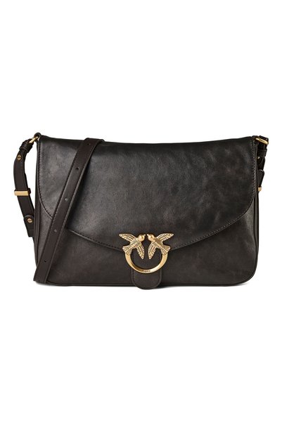 PİNKO Love Satchel Classic Umhängetasche Leder 27 cm