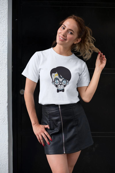 Marche Bien Unisex Men'S/Women's Custom Printed Modern Fit 100% Cotton Crew N...