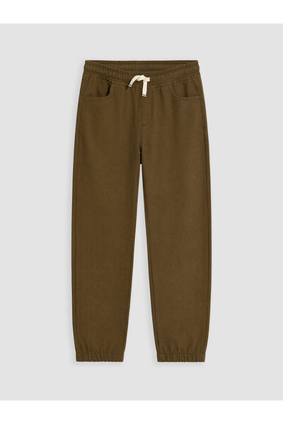 LC Waikiki Nevavm Khaki Slim Fit Boys' Jogger Pants with a Difference