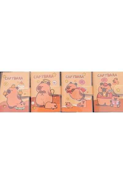 FREE PALACE Cute Capybara Themed Mini Notepad with Snap Closure (1 Piece)