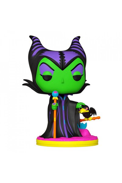 Funko Figurina POP! Răufăcătorii Disney, Maleficent (Lumină neagră), 9 cm