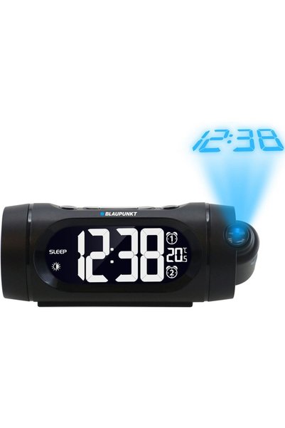 Blaupunkt Radio cu ceas Blaupunkt CRP9BK, FM radio, Dual Alarm, Termometru, P...