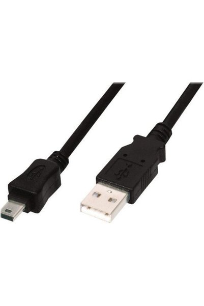 Assmann Cablu de conectare USB A / miniUSB B M/M 1 m negru, model de bază