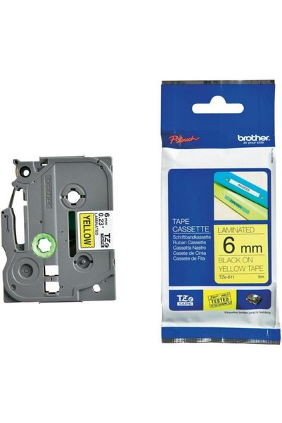 Brother Banda de etichete TZE611 P-Touch
