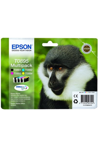 EPSON Cartus cerneala color St. S20/SX100/105 multipack ( b+c+m+y ), 5,8ml+3*...