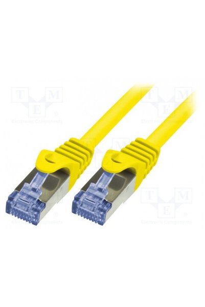 LogiLink Cablu S/FTP CQ3037S, Cat.6A, Patchcord (Galben)