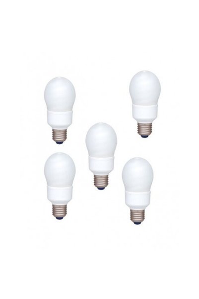 PANASONIC Bec economic EFD13E672V-5, soclu E27, putere 13W, forma oval, lumin...