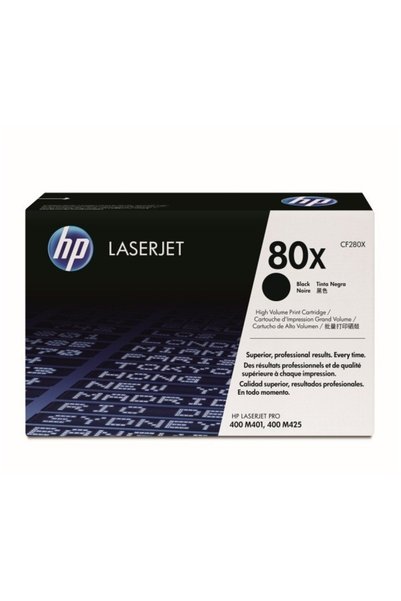 HP Toner capacitate mare LaserJet CF280X, negru
