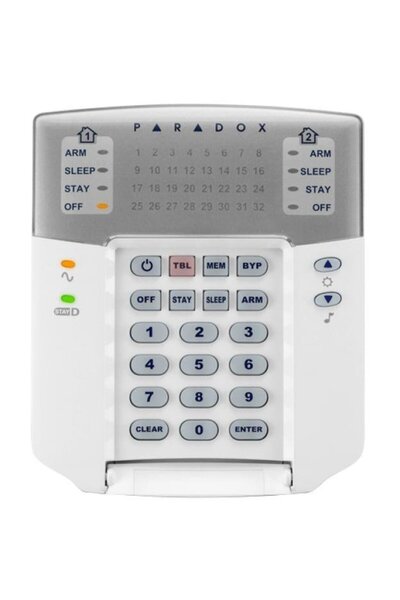 PARADOX Tastatură LED - 32 Zone