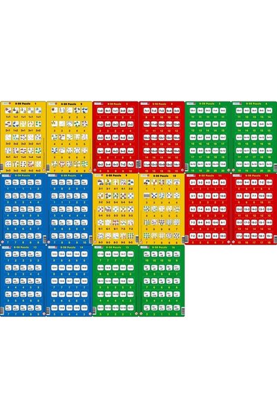 Larsen Set of 16 Puzzles 0 - 20, 25 Pieces LRP_47